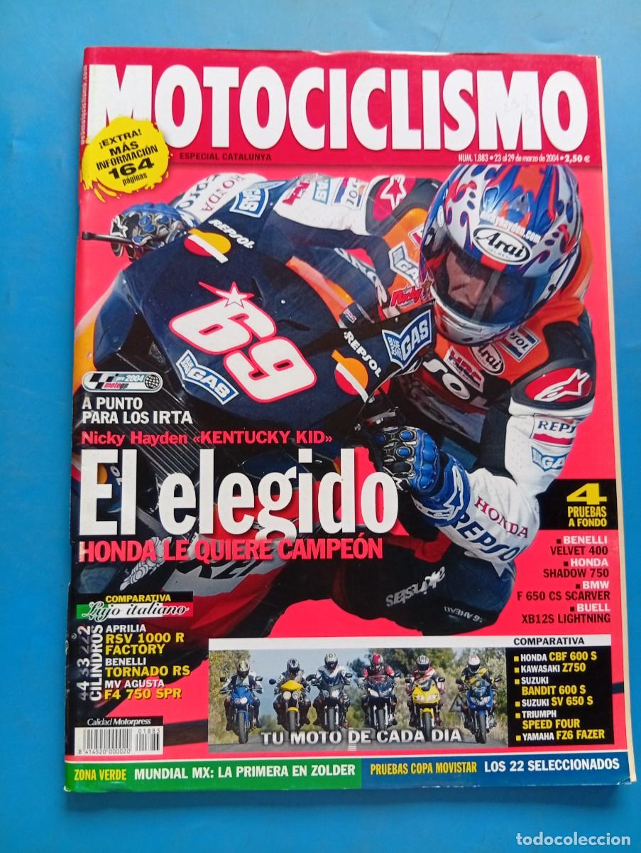 Coches y motocicletas: MOTOCICLISMO. N&ordm; 1883. MARZO 2004. PRUEBAS : BENELLI VELVET 400/ HONDA SHADOW 750/ BMW F 650CS. LEER