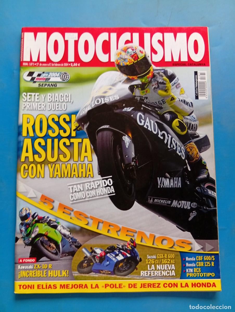 Coches y motocicletas: MOTOCICLISMO. N&ordm; 1875. FEBRERO 2004. ROSSI ASUSTA CON YAMAHA. SUZUKI GSX-R 600. HONDA CBF .... LEER.
