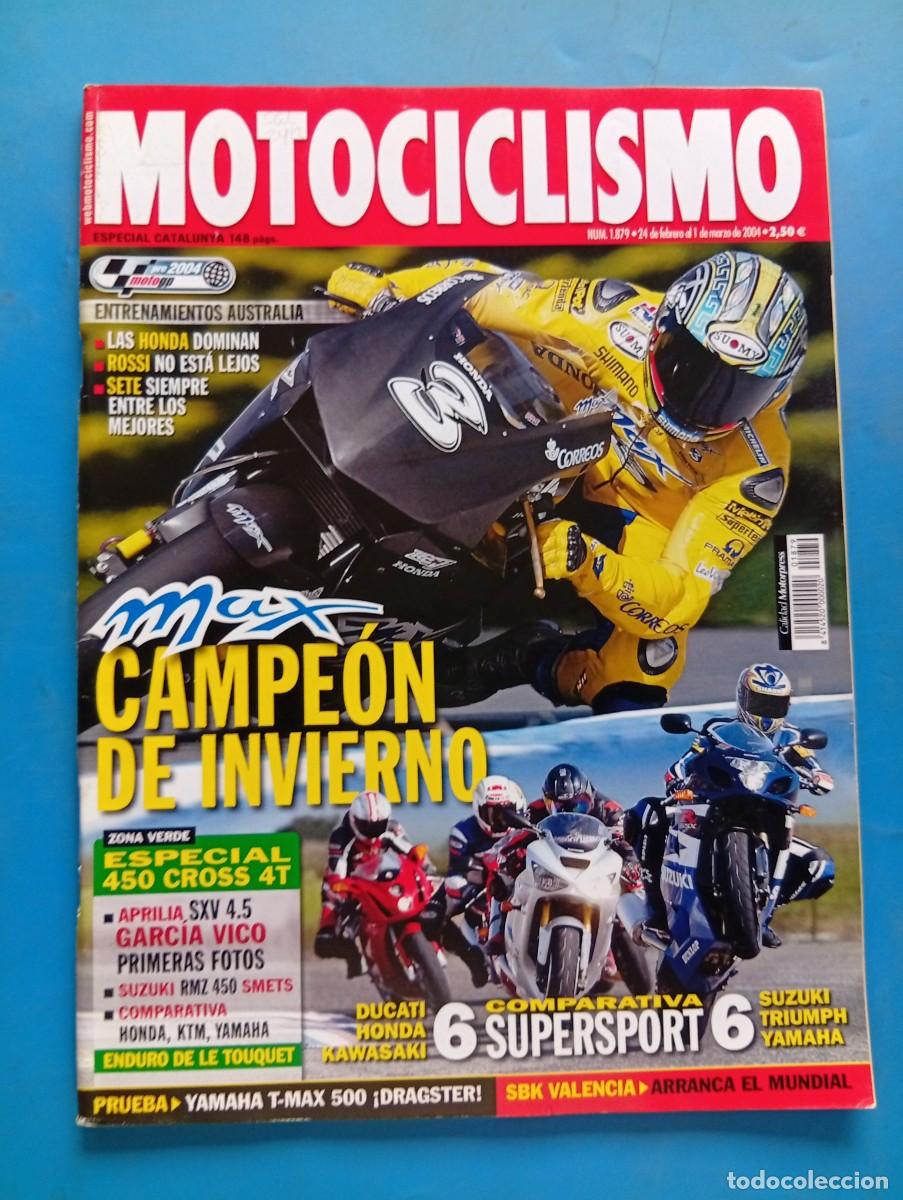 Coches y motocicletas: MOTOCICLISMO. N&ordm; 1879. MARZO 2004. MAX CAMPEON DE INVIERNO. ESPECIAL 450 CROSS 4T. APRILIA ... LEER.