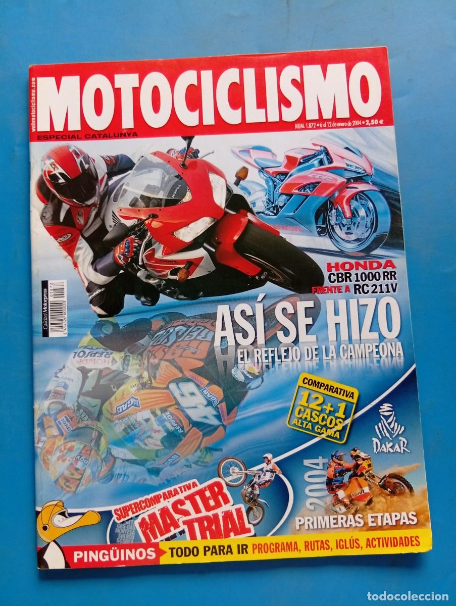 Coches y motocicletas: MOTOCICLISMO. N&ordm; 1872. ENERO 2004. HONDA CBR 1000 RR FRENTE A RC 211V. MASTER TRIAL. DAKAR... LEER.