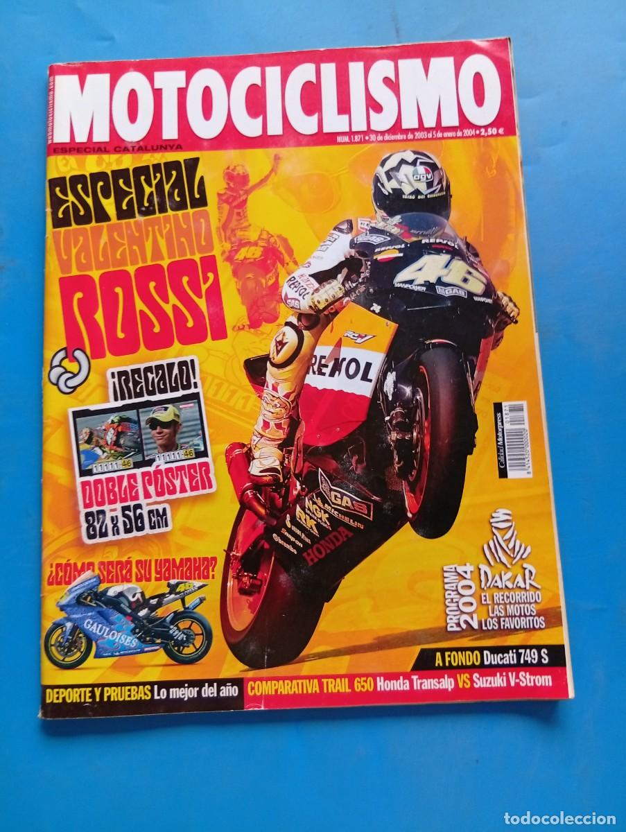 Coches y motocicletas: MOTOCICLISMO. N&ordm; 1871. DICIEMBRE 2003. PRUEBA: DUCATI 749 S. ESPECIAL VALENTINO ROSSI.... LEER.