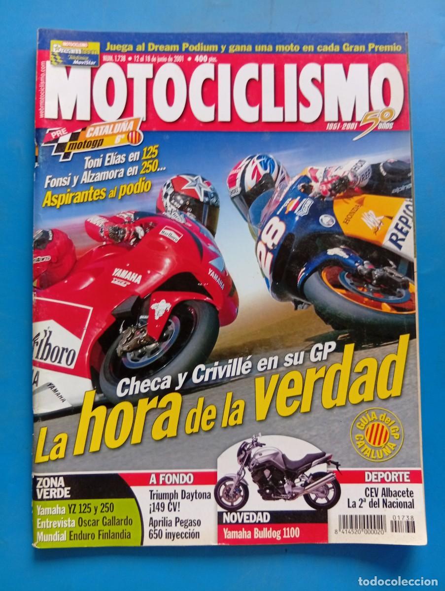 Coches y motocicletas: MOTOCICLISMO. N&ordm; 1738. JUNIO 2001. CHECA Y CREVILL&Eacute; EN SU GP. YAMAHA YZ 125. ENTREVISTA : .... LEER.
