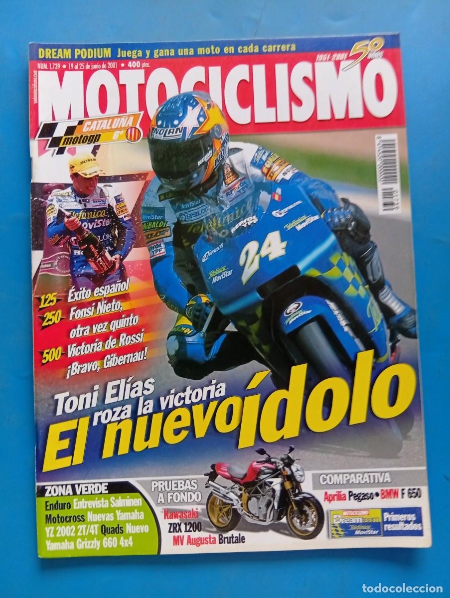 Coches y motocicletas: MOTOCICLISMO. N&ordm; 1739. JUNIO 2001. TONI ELIAS ROZA LA VICTORIA. PRUEBA : KAWASAKI ZRX 1200.... LEER.