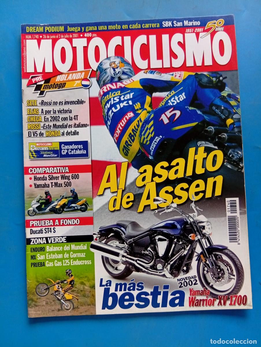 Coches y motocicletas: MOTOCICLISMO. N&ordm; 1740. JULIO 2001. PRUEBA : DUCATI ST4 S. YAMAHA WARRIOR XV 1700. HONDA S.... LEER.