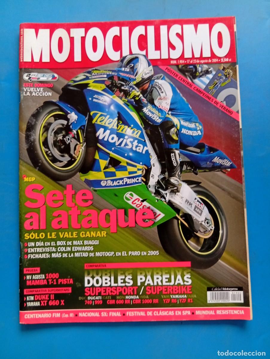 Coches y motocicletas: MOTOCICLISMO. N&ordm; 1904. AGOSTO 2004. PRUEBA: MV AGUSTA 1000 MAMBA T-1 PISTA.... LEER.