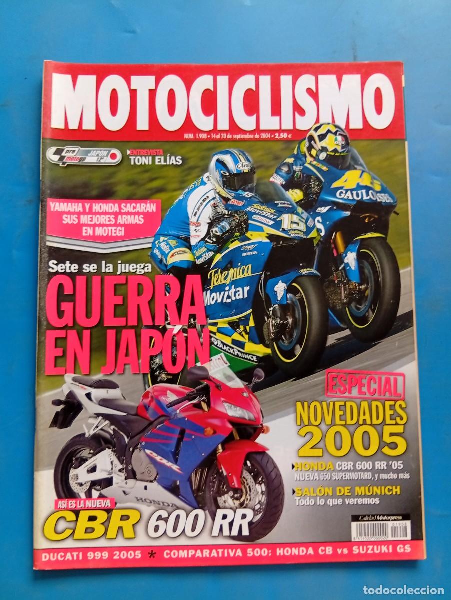 Coches y motocicletas: MOTOCICLISMO. N&ordm; 1908. SEPTIEMBRE 2004. NUEVA DUCATI 999 2005. HONDA CBF 500 VS SUZUKI GS 500 F.LEER
