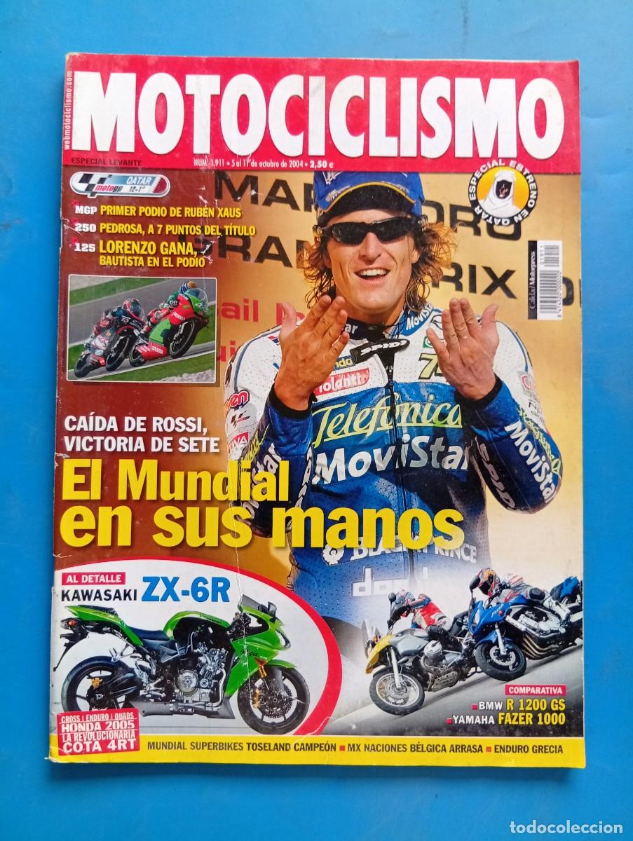 Coches y motocicletas: MOTOCICLISMO. N&ordm; 1911. OCTUBRE 2004. KAWASAKI ZX-6R. BMW R 1200 GS Y YAMAHA FZS 1000 FAZER... LEER.