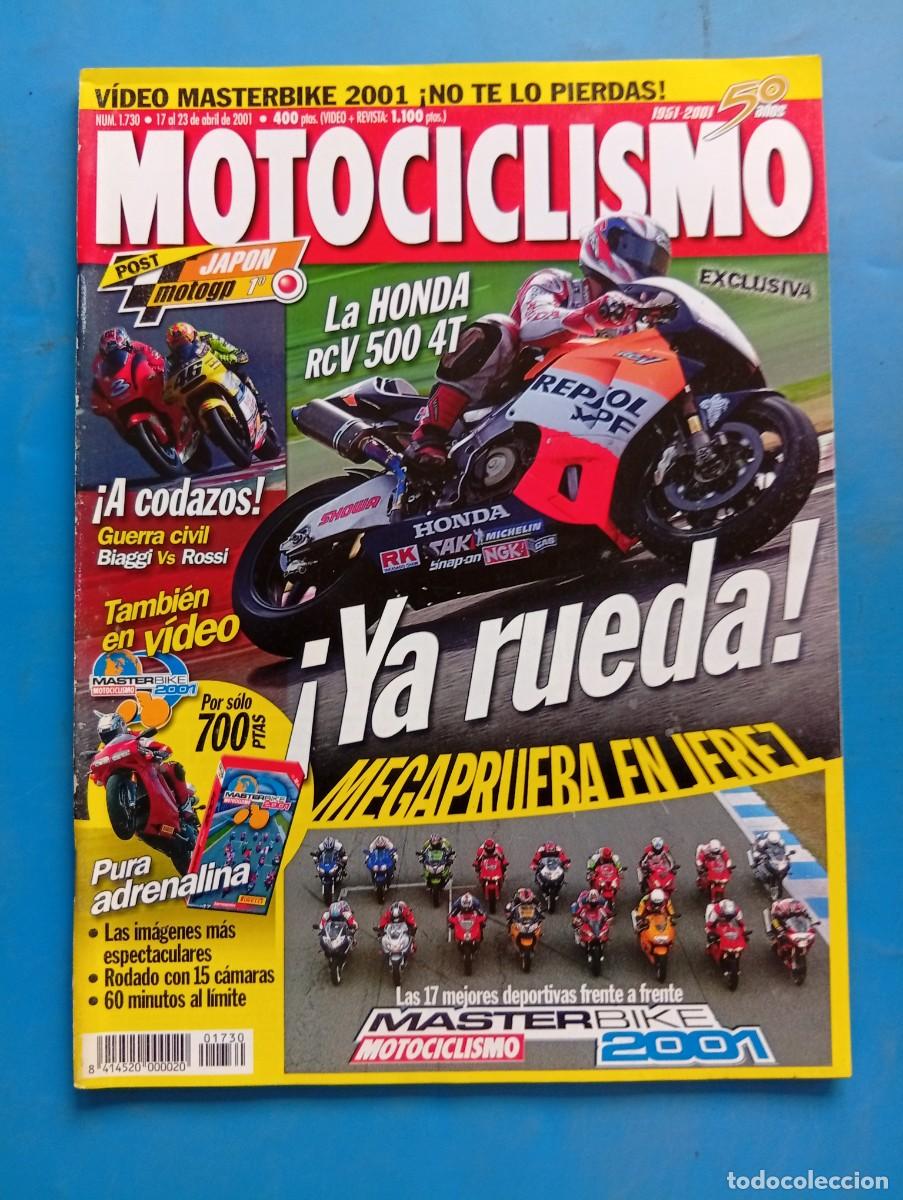 Coches y motocicletas: MOTOCICLISMO. N&ordm; 1730. ABRIL 2001. PRUEBA COMPARATIVA: TRIUMPH BONNEVILLE 800 vs KAWASAKI W 65..LEER