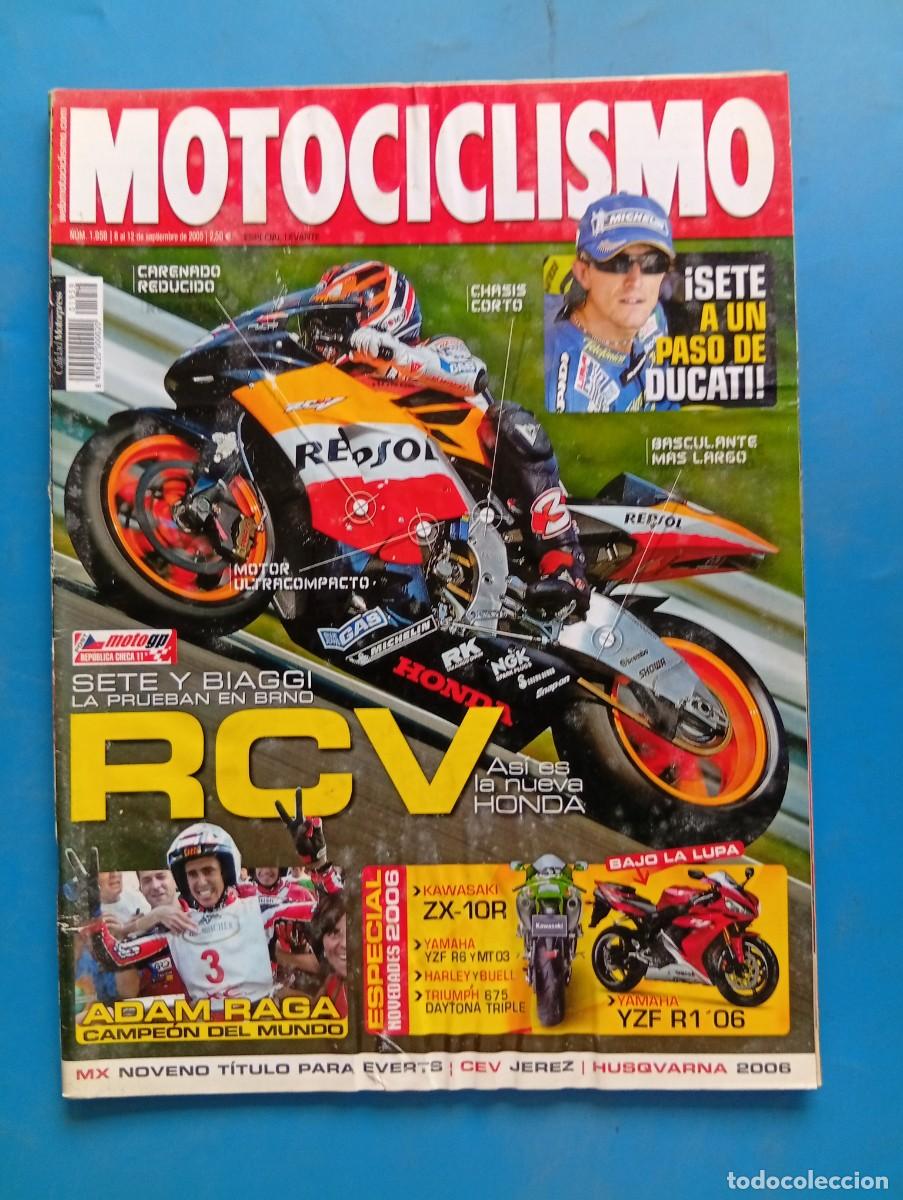 Coches y motocicletas: MOTOCICLISMO. N&ordm; 1959. SEPTIEMBRE 2005. KAWASAKI ZX-10R. YAMAHA YZF R6 Y MT 03... LEER.