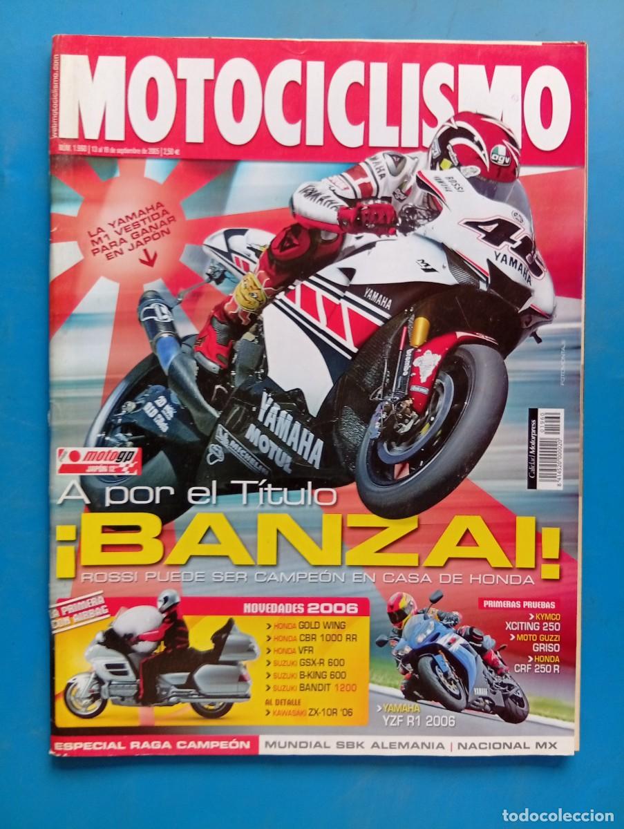 Coches y motocicletas: MOTOCICLISMO. N&ordm; 1960. SEPTIEMBRE 2005. HONDA GOLD WINF. HONDA CBR 1000 RR. HONDA VFR. SUZUKI.. LEER