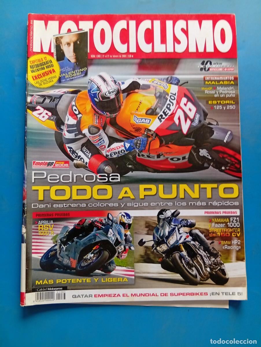 Coches y motocicletas: MOTOCICLISMO. N&ordm; 1983. FEBRERO 2006. YAMAHA FZ1 T FAZER 1000 STREETFIGHTER DE 150 CV... LEER.
