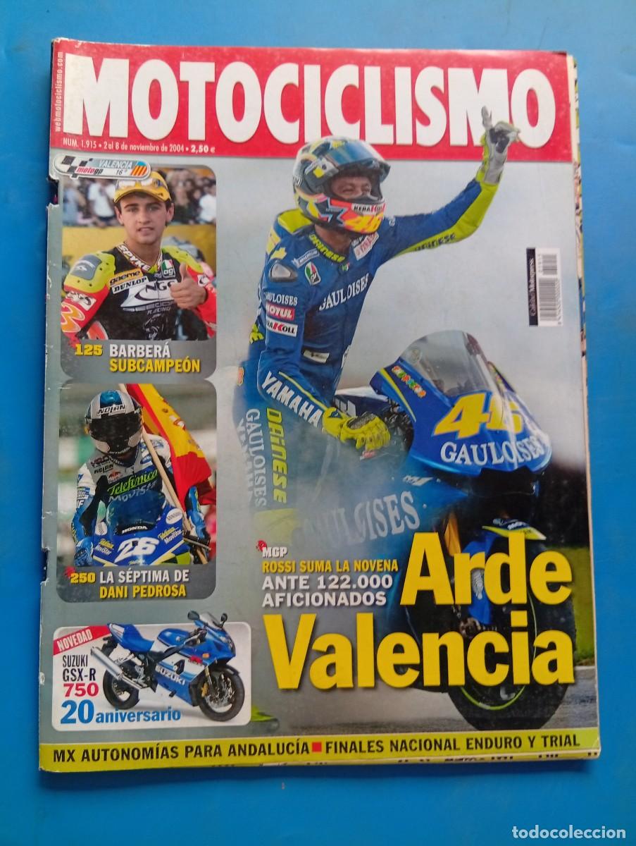 Coches y motocicletas: MOTOCICLISMO. N&ordm; 1915. NOVIEMBRE 2004. MV AGUSTA F4 1000 TAMBURINI. KTM SUPERMOTO 950. SUZUKI.. LEER