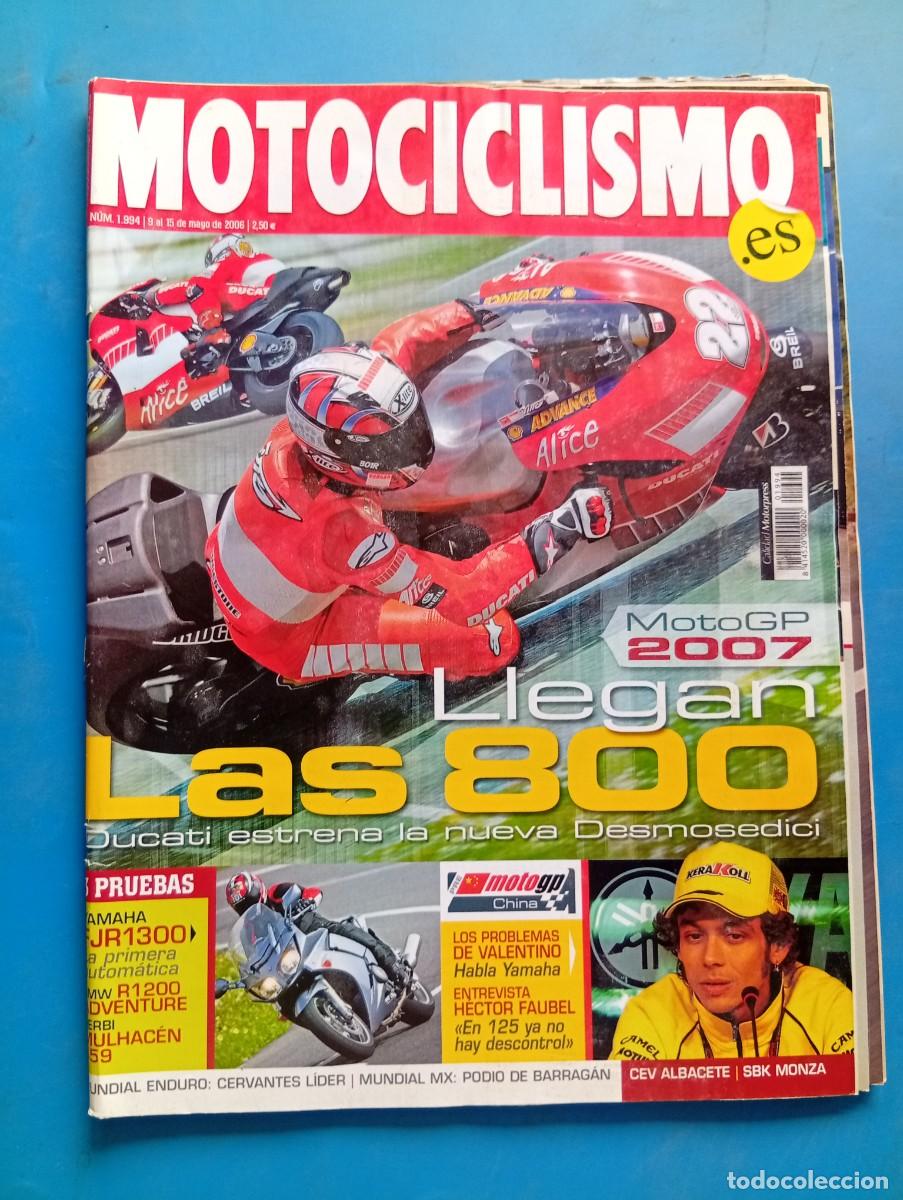 Coches y motocicletas: MOTOCICLISMO. N&ordm; 1994. MAYO 2006. PRUEBA: YAMAHA FJR 1300. BMW R1200 ADVENTURE. DERBI MULHA... LEER.