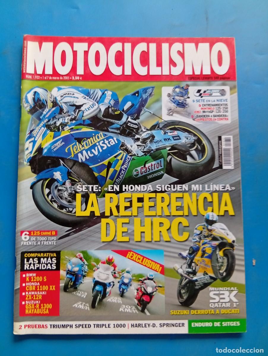 Coches y motocicletas: MOTOCICLISMO. N&ordm; 1932. MARZO 2005. BMW K 1200 S. HONDA CBR 1100 XX. KAWASAKI ZX-12R... LEER