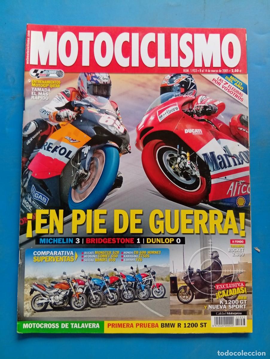 Coches y motocicletas: MOTOCICLISMO. N&ordm; 1933. MARZO 2005. DUCATI MONSTER S2R. HYOSUNG COMET 650. SUZUKI BANDIT 650... LEER.