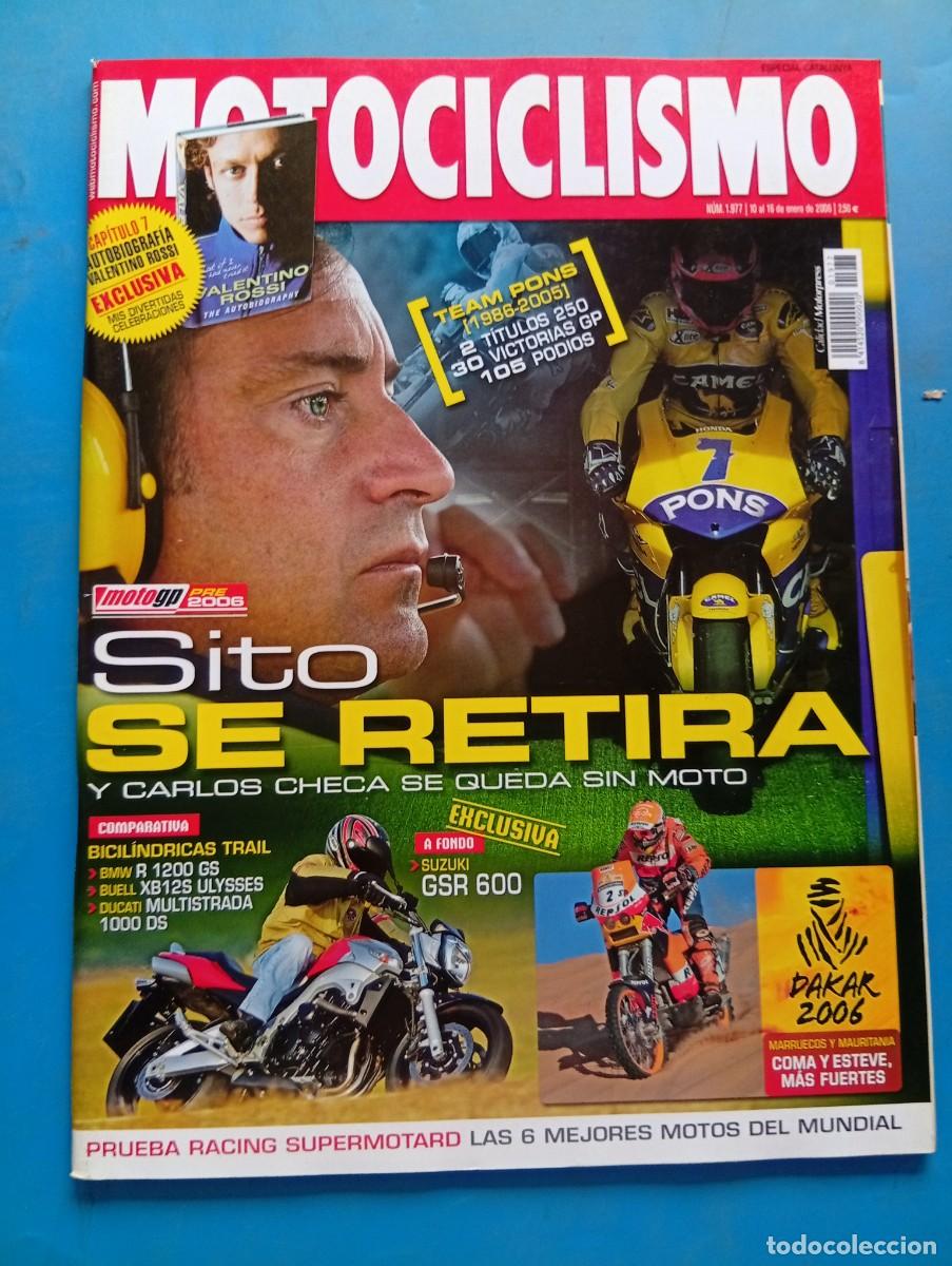 Coches y motocicletas: MOTOCICLISMO. N&ordm; 1977. ENERO 2006. SUZUKI GSR 600. BMW R 1200 GS. BUELL XB 12 X ULYSSES... LEER.