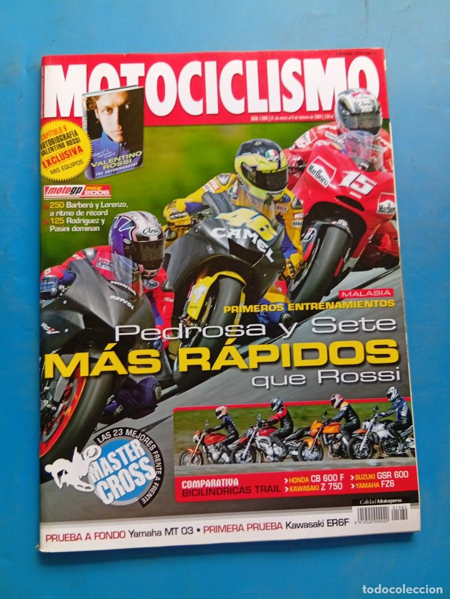 Coches y motocicletas: MOTOCICLISMO. N&ordm; 1980. FEBRERO 2006. HONDA CB 600 F. KAWASAKI Z 750. SUZUKI GSR 600.... LEER.