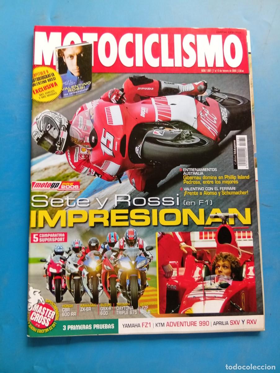 Coches y motocicletas: MOTOCICLISMO. N&ordm; 1981. FEBRERO 2006. KAWASAKI ZX-6R. SUZUKI GSX-R 600. TRIUMPH DAYTONA TRIPLE. LEER.