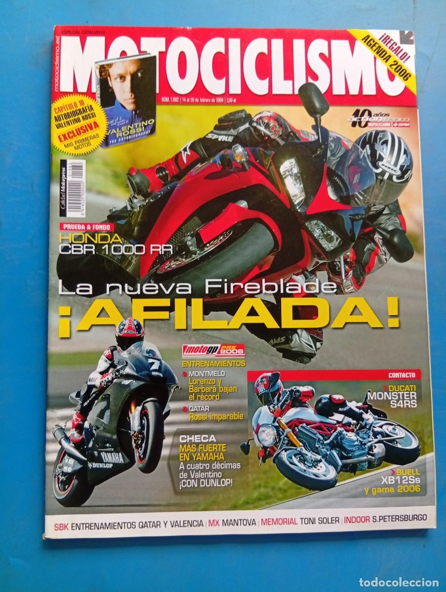 Coches y motocicletas: MOTOCICLISMO. N&ordm; 1982. FEBRERO 2006. DUCATI MONSTER S4RS. BUELL XB 12SS Y GAMA 2006.... LEER.