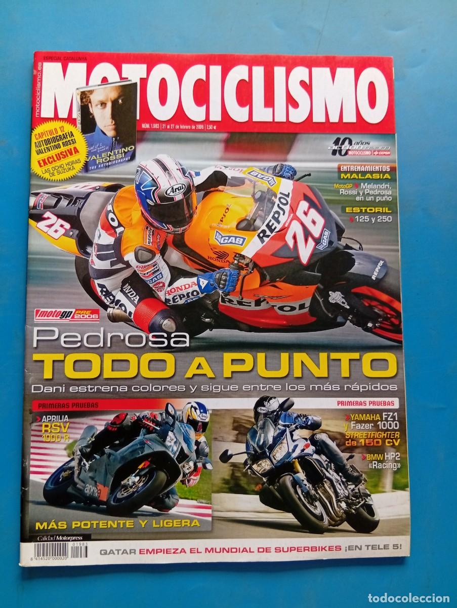 Coches y motocicletas: MOTOCICLISMO. N&ordm; 1983. FEBRERO 2006. YAMAHA FZ1 T FAZER 1000 STREETFIGHTER DE 150 CV... LEER.