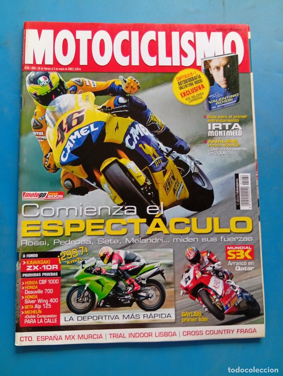 Coches y motocicletas: MOTOCICLISMO. N&ordm; 1984. MARZO 2006. KAWASAKI ZX-10R. HONDA CBF 1000. HONDA DEAUVILLE 700... LEER.
