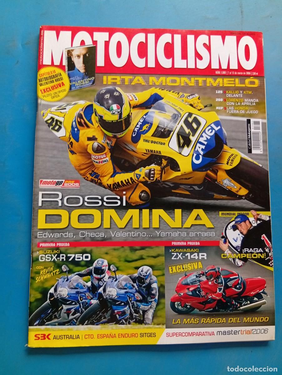 Coches y motocicletas: MOTOCICLISMO. N&ordm; 1985. MARZO 2006. SUZUKI GSX-R 750. KAWASAKI ZX-14R. DERBI GP1 125 Y 250... LEER.