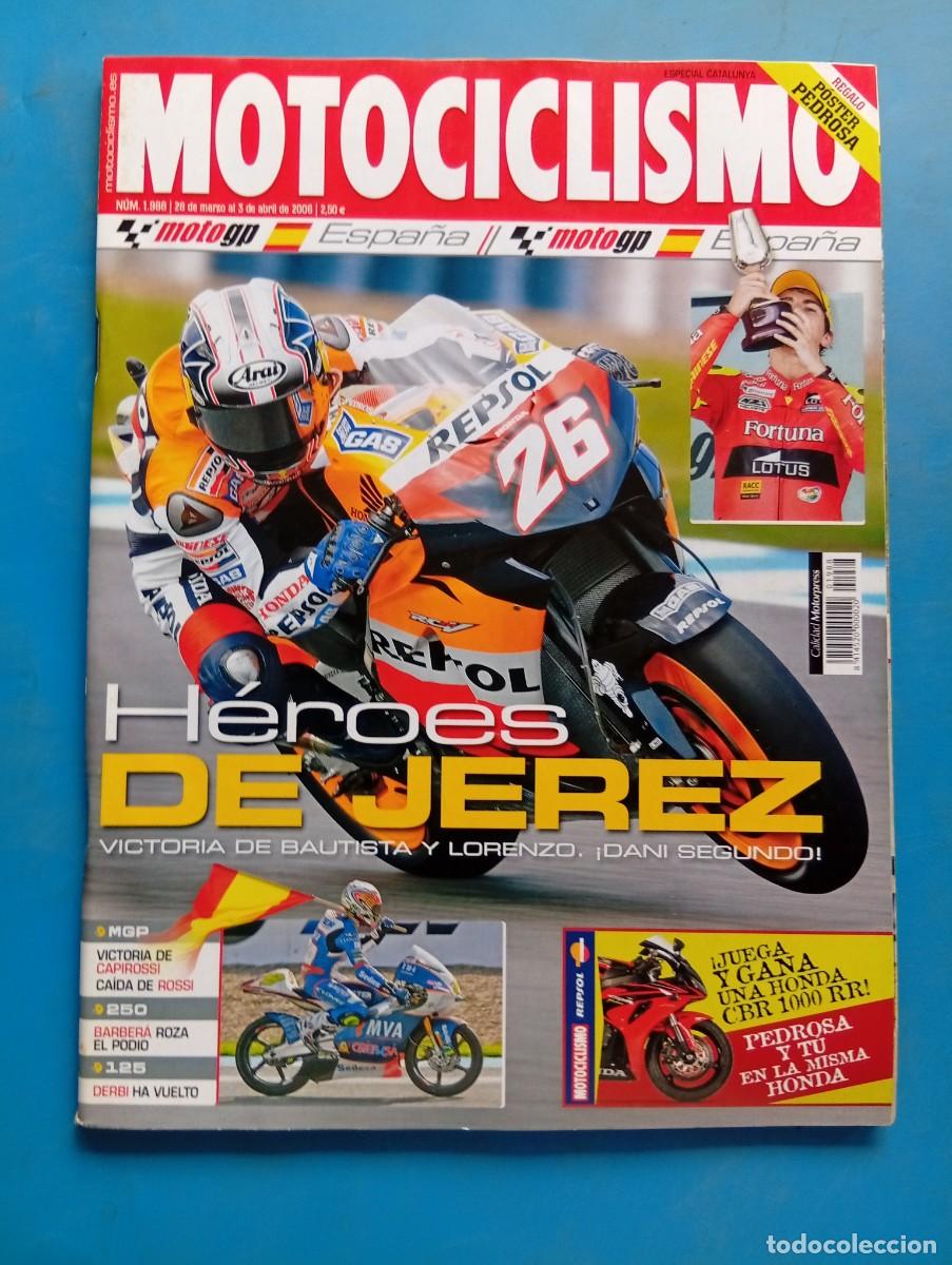 Coches y motocicletas: MOTOCICLISMO. N&ordm; 1988. ABRIL 2006. PRUEBA: BMW K 1200 GT. TRIUMPH DAYTONA TRIPLE 675. GUZZI... LEER.