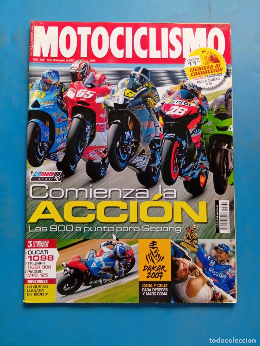 Coches y motocicletas: MOTOCICLISMO. N&ordm; 2031. ENERO. 2007. COMIENZA LA ACCION. DUCATI 1098. TRIUMPH TIGER 900..... LEER.