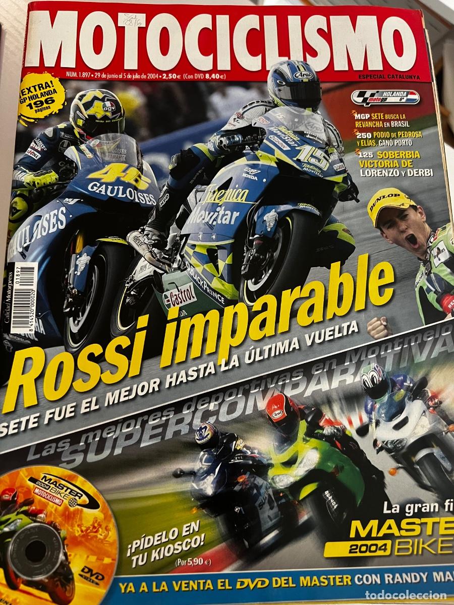 Coches y motocicletas: MOTOCICLISMO. N&ordm; 1897. JUNIO. 2004. ROSSI IMPARABLE. LA GRAN FINAL MASTER BIKE. MGP SETE BUSCA. LEER