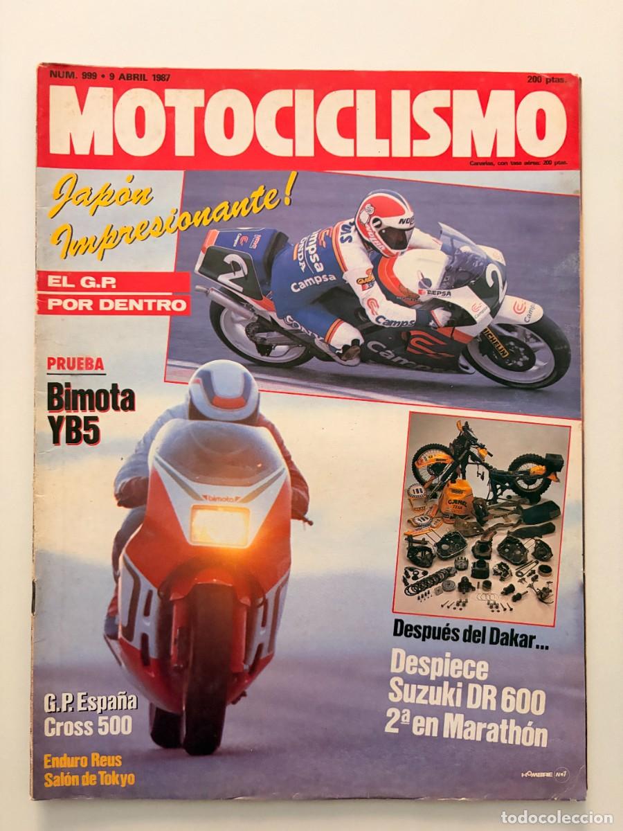 Automobili e Motociclette: MOTOCICLISMO. N&ordm; 999. ABRIL 1987. PRUEBA: BIMOTA YB-5. JARAMA, TROFEO INAUGURACI&Oacute;N. LEER