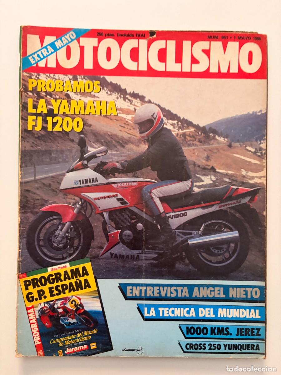 Coches y motocicletas: MOTOCICLISMO. N&ordm; 951. MAYO 1986. YAMAHA FJ 1200. RIEJU MARATHON. JJ/CROBAS TR-2. LEER