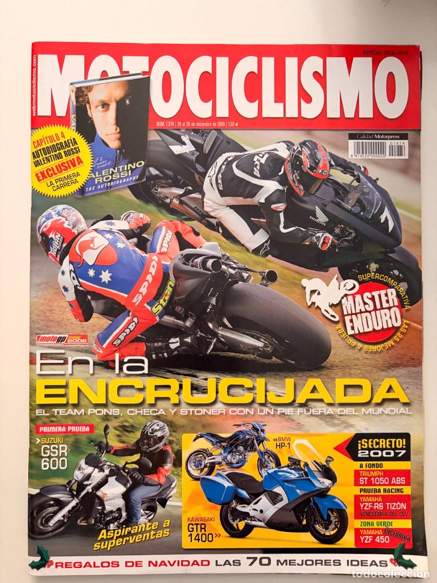 Coches y motocicletas: MOTOCICLISMO. N&ordm; 1974. DICIEMBRE 2005. TRIUMPH ST 1050 ABS. YAMAHA YZF-R6 TIZON. YAMAHA YZF 450.LEER