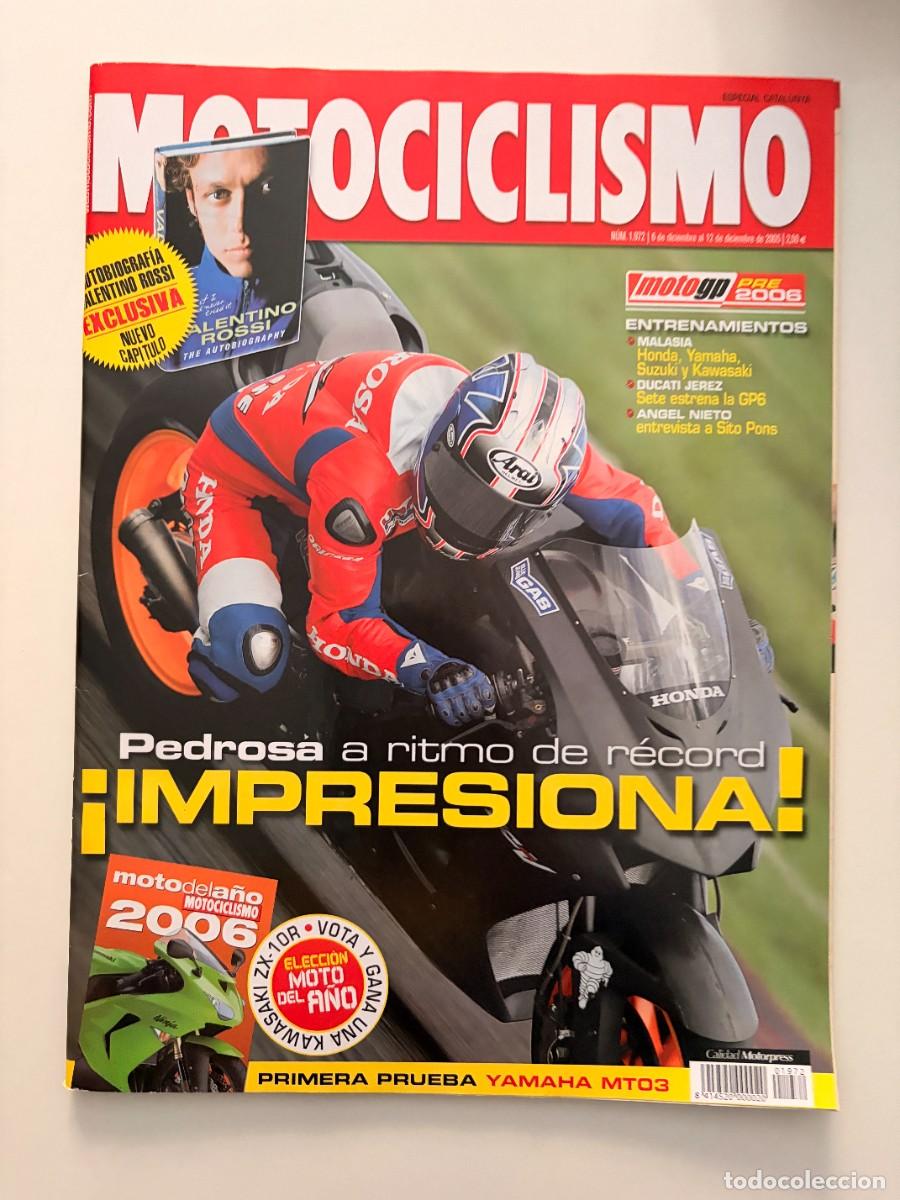 Coches y motocicletas: MOTOCICLISMO. N&ordm; 1972. DICIEMBRE 2005. YAMAHA MT-03. KAWASAKI ZX-10R. ENTREVISTA A SITO PONS... LEER