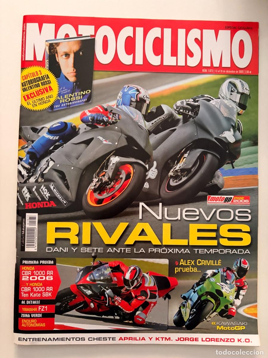 Coches y motocicletas: MOTOCICLISMO. N&ordm; 1973. DICIEMBRE 2005. HONDA CBR 1000 RR. YAMAHA FZ1. ENDURO AUTONOMIAS.... LEER.