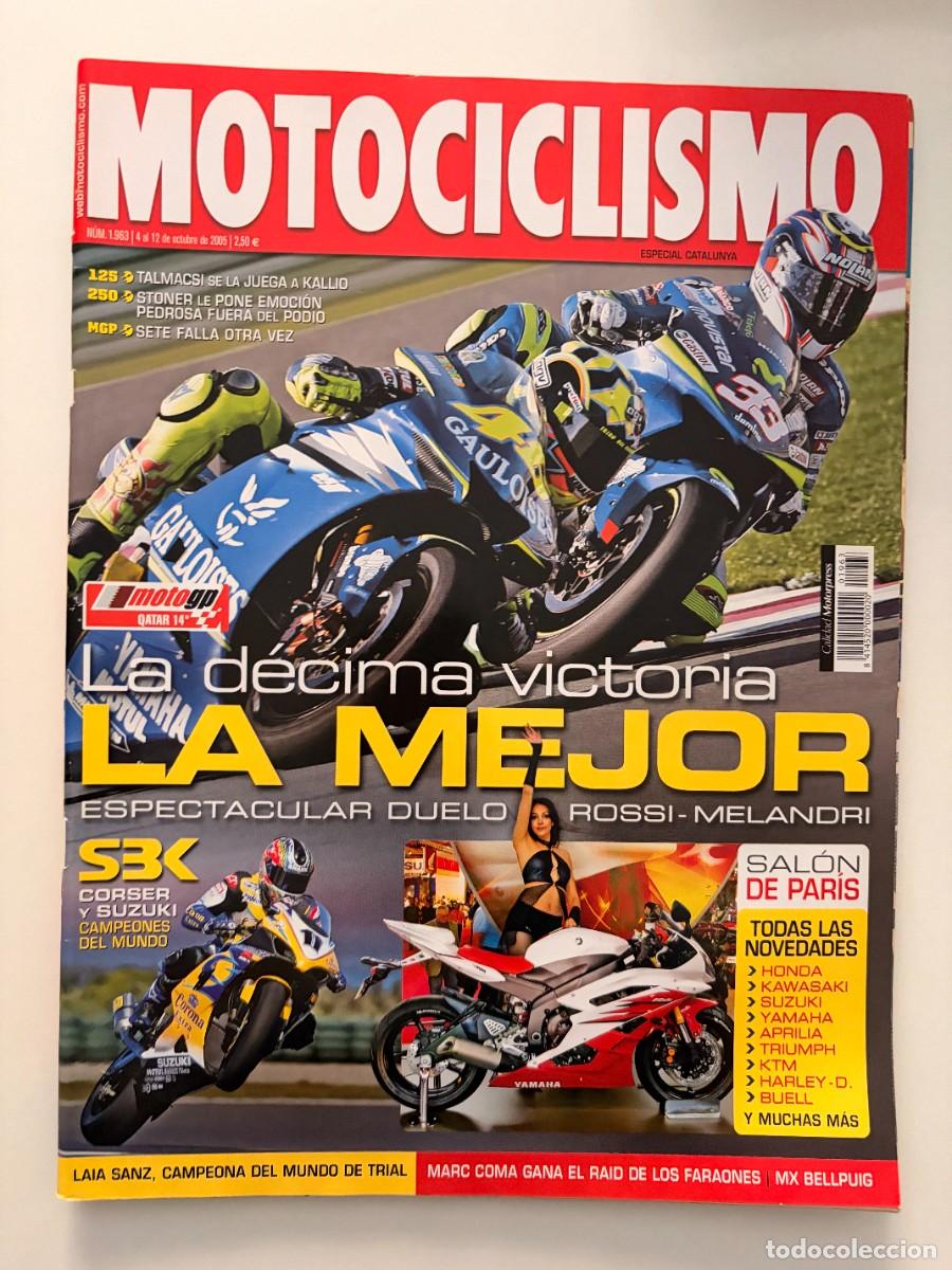 Coches y motocicletas: MOTOCICLISMO. N&ordm; 1963.OCTUBRE 2005. GAMA DUCATI SPORTCLASSIC. ENTREVISTA A NESTOR JORGE. LEER