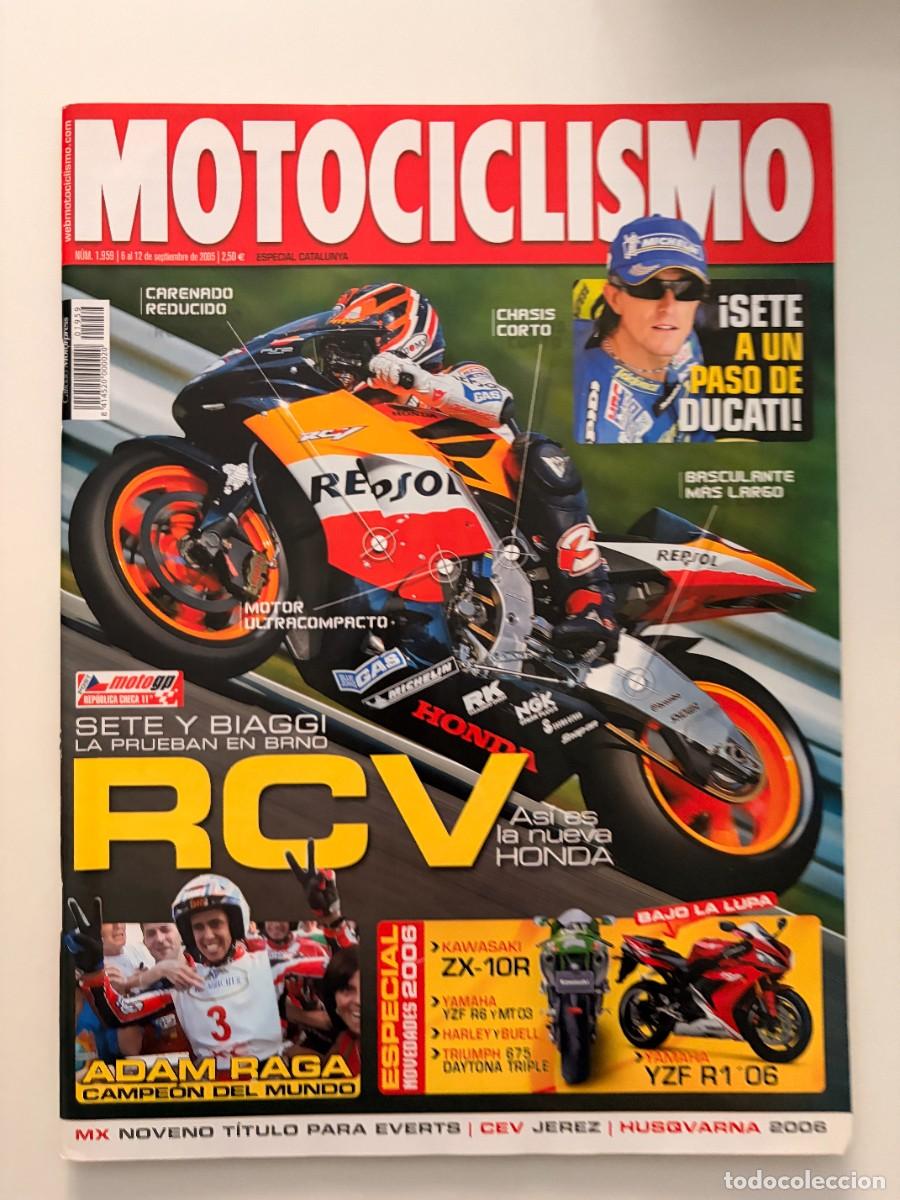 Coches y motocicletas: MOTOCICLISMO. N&ordm; 1959. SEPTIEMBRE 2005. KAWASAKI ZX-10R. YAMAHA YZF R6 Y MT 03. LEER