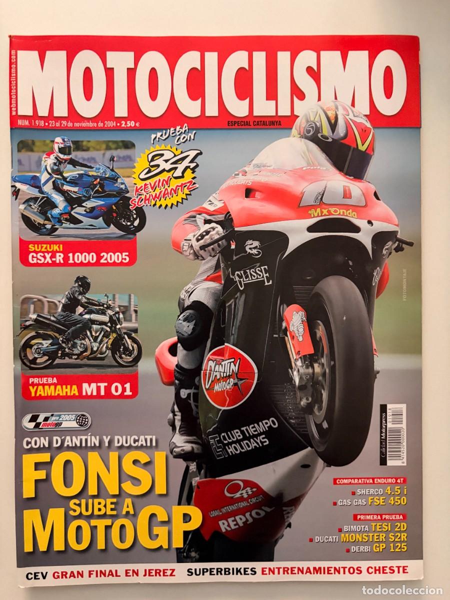 Coches y motocicletas: MOTOCICLISMO. N&ordm; 1918. NOVIEMBRE 2004. PRUEBA: SUZUKI GSX-R 1000. DUCATI MONSTER S2R. LEER