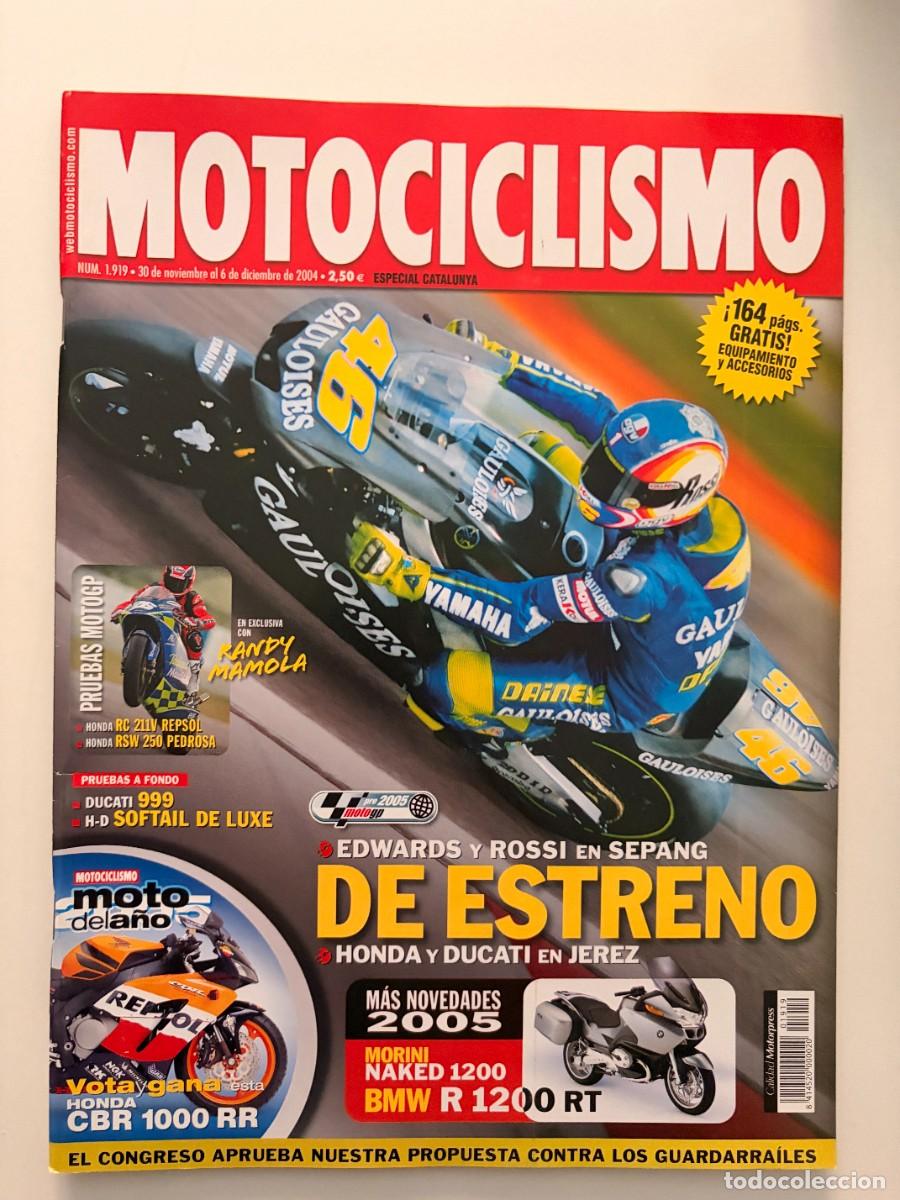 Coches y motocicletas: MOTOCICLISMO. N&ordm; 1919. DICIEMBRE 2004. DUCATI 999. H-D SOFTAIL DE LUXE. HONDA Y DUCATI EN JEREZ.LEER