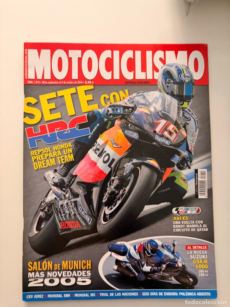 Coches y motocicletas: MOTOCICLISMO. N&ordm; 1910. OCTUBRE 2004. PRUEBA: SUZUZKI GSX-R 1000. YAMAHA XV 250 S VIRAGO. LEER