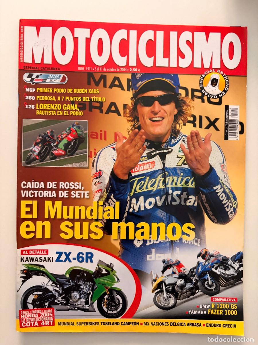 Coches y motocicletas: MOTOCICLISMO. N&ordm; 1911. OCTUBRE 2004. KAWASAKI ZX-6R. BMW R 1200 GS Y YAMAHA FZS 1000 FAZER... LEER.