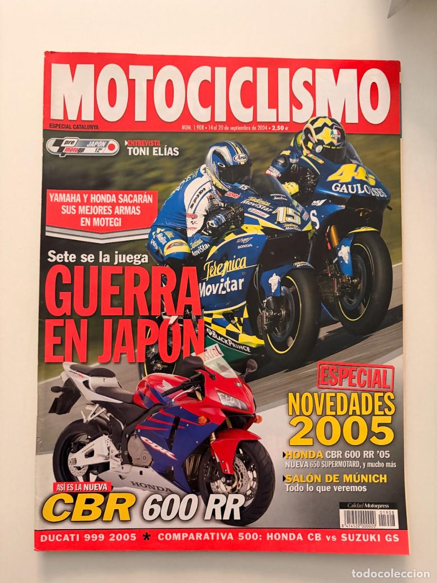 Coches y motocicletas: MOTOCICLISMO. N&ordm; 1908. SEPTIEMBRE 2004. NUEVA DUCATI 999 2005. HONDA CBF 500 VS SUZUKI GS 500 F.LEER
