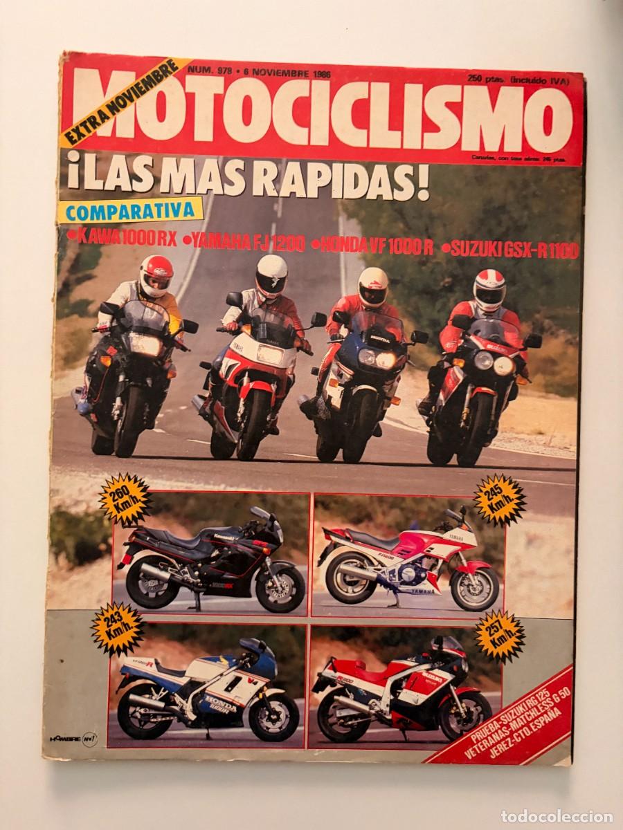 Coches y motocicletas: MOTOCICLISMO. N&ordm; 978. A&Ntilde;O 1986. TRIANGULAR DE MOTO-CROSS. CAMPEONATO DE JEREZ. SUZUKI RG 125.LEER