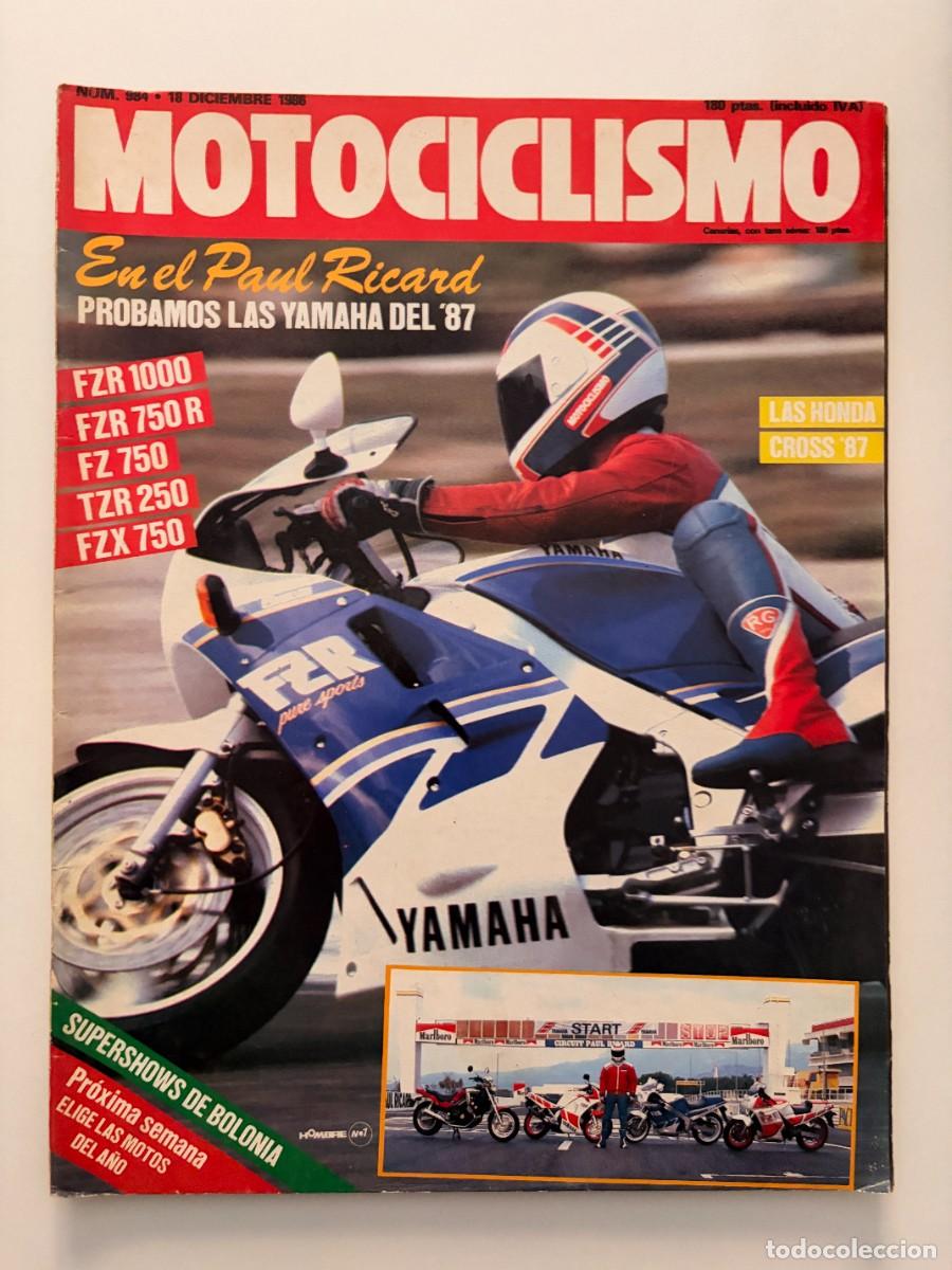 Automobili e Motociclette: MOTOCICLISMO. N&ordm; 984. DICIEMBRE 1986. EXACTWELD 250. LAS HONDA DE CROSS. LAS MOTOS DEL A&Ntilde;O. LEER
