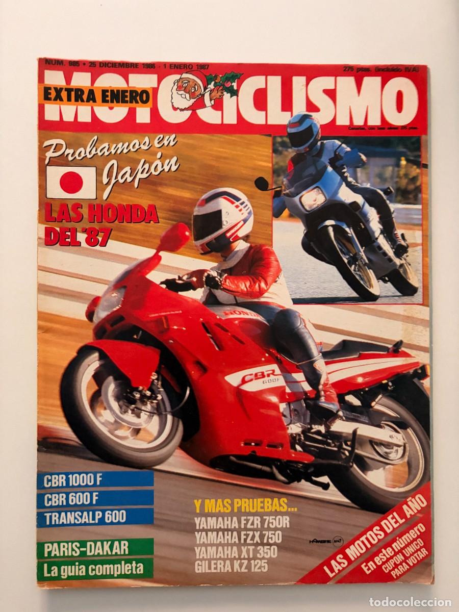 Coches y motocicletas: MOTOCICLISMO. EXTRA. N&ordm; 985. DICIEMBRE 1986. PRUEBA: YAMAHA XT 350. ENTREVISTA: EZIO GIANOLA. LEER