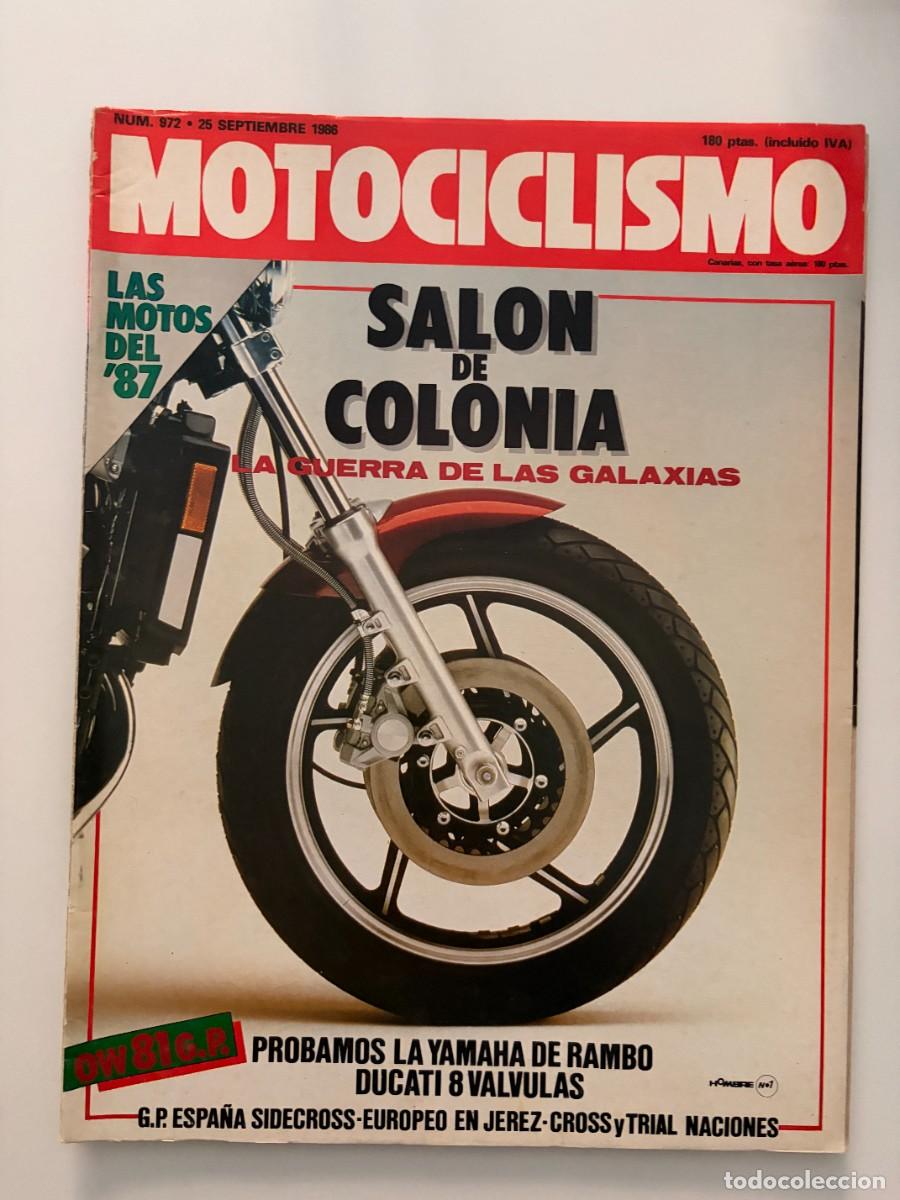 Coches y motocicletas: MOTOCICLISMO. N&ordm; 972.SEPTIEMBRE 1986.YAMAHA OW 81/B.LA MOTO DE RAMBO. CRITERIUM Y COPA YAMAHA. LEER