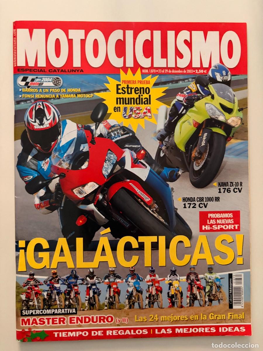 Coches y motocicletas: MOTOCICLISMO. N&ordm; 1970. NOVIEMBRE 2005. KAWASAKI ZX-10R. DUCATI GP 5 DESMOSEDICI. LEER
