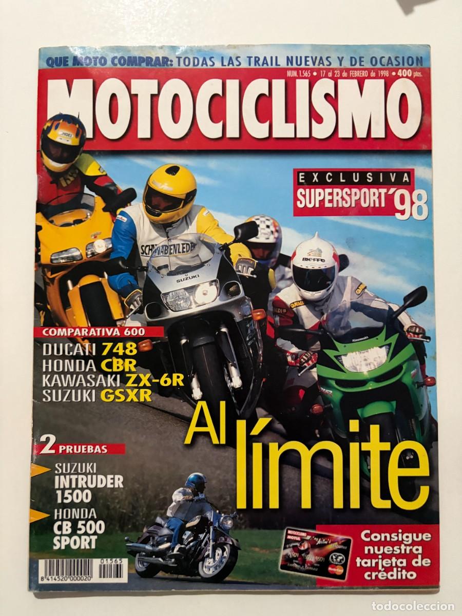 Automobili e Motociclette: MOTOCICLISMO. N&deg; 1565. FEBRERO 1998. EXCLUSIVA SUPERSPORT&rsquo;98. SUZUKI INTRUDER 1500. LEER