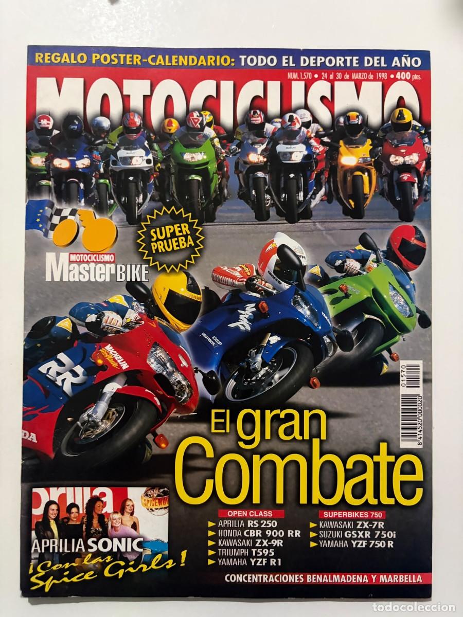 Automobili e Motociclette: MOTOCICLISMO. N&ordm; 1570. MARZO 1998. EL GRAN COMBATE. APRILIA RS 250. HONDA CBR 900 RR... LEER.