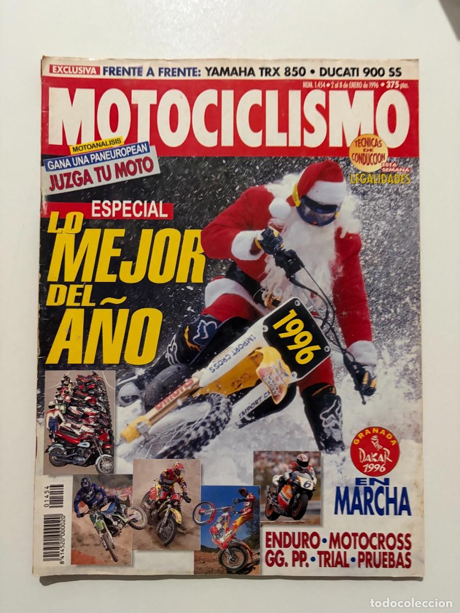 Coches y motocicletas: MOTOCICLISMO. N&ordm; 1454. ENERO. 1996. PRUEBA: HONDA CBR 600. PRUEBA: HARLEY DAVIDSON VR 1000.. LEER.