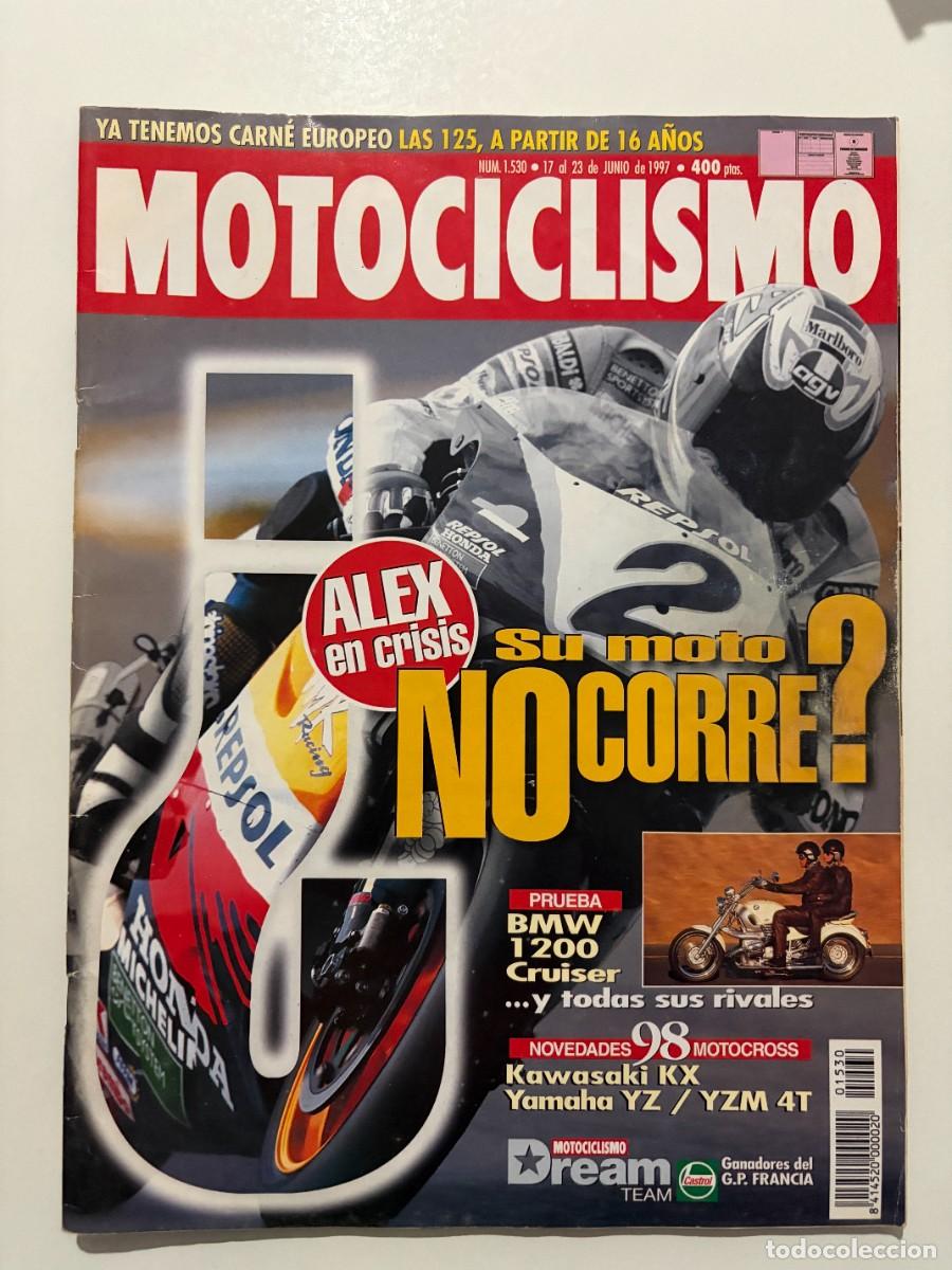 Coches y motocicletas: MOTOCICLISMO. N&deg; 1530. JUNIO 1997. ALEX EN CRISIS. BMW 1200 CRUISER . KAWASAKI KX. LEER